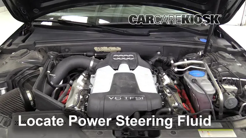 2011 Audi S4 3.0L V6 Supercharged Power Steering Fluid